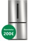 Bosch KFN96VPEA Serie 4, Frigorífico Multipuerta, 183 x 91 cm, Acero inoxidable antihuellas