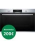 Bosch VBD5780S0 Serie 6, Horno pirolítico, 90 x 60 cm, Acero inoxidable
