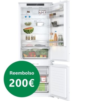 Bosch KBN96ADD0 Serie 6, Frigorífico combi  integrable, 193.5 x 70.8 cm, Cierre suave con puerta fija