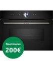 Bosch CMG7761B1 Serie 8, Horno compacto pirolítico con microondas, 60 x 45 cm, Negro