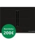 Bosch PVQ731H26E Serie 6, Placa de inducción con extractor integrado, 70 cm, sin perfiles