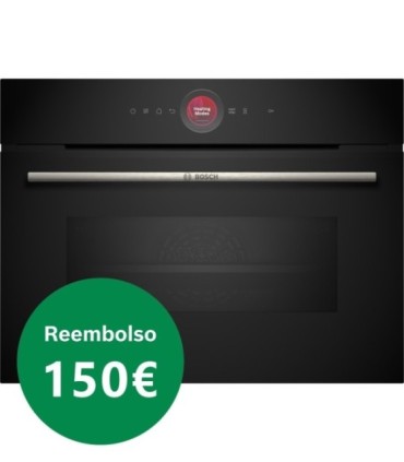 Bosch CMG7241B1 Serie 8, Horno compacto con microondas, 60 x 45 cm, Negro