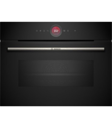 Bosch CMG7241B1 Serie 8, Horno compacto con microondas, 60 x 45 cm, Negro