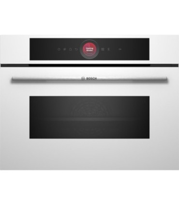 Bosch CMG7241W1 Serie 8, Horno compacto con microondas, 60 x 45 cm, Blanco