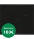 Bosch PID675HC1E Serie 6, Placa de inducción, 60 cm, Negro, con perfiles