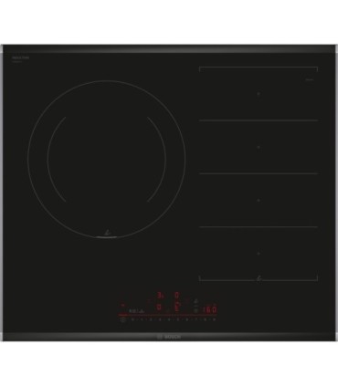 Bosch PXJ675HC1E Serie 6, Placa inducción, 60 cm, Negro, con perfiles
