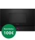 Bosch BEL7321B1 Serie 8, Microondas integrable, Bisagras izquierda, Negro