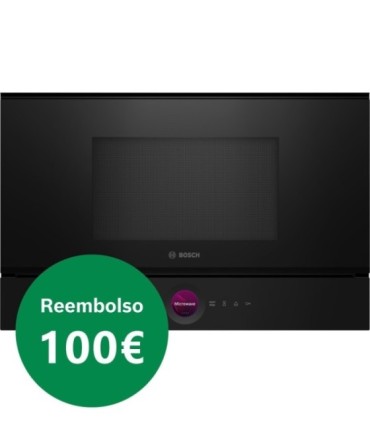 Bosch BFR7221B1 Serie 8, Microondas integrable, Bisagras derecha, Negro