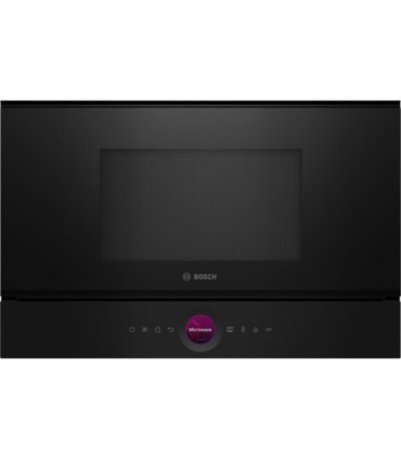 Bosch BFR7221B1 Serie 8, Microondas integrable, Bisagras derecha, Negro