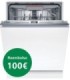 Bosch SMH4EVX08E Serie 4, Lavavajillas totalmente integrable, 60 cm, Puerta deslizante