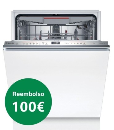 Bosch SMT6ECX12E Serie 6, Lavavajillas totalmente integrable, 60 cm, Puerta deslizante