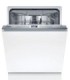 Bosch SBH4ECX28E Serie 4, Lavavajillas totalmente integrable, 60 cm, XXL, Puerta deslizante