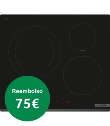 Bosch PIJ631HC1E Serie 6, Placa de inducción, 60 cm, Negro, sin perfiles