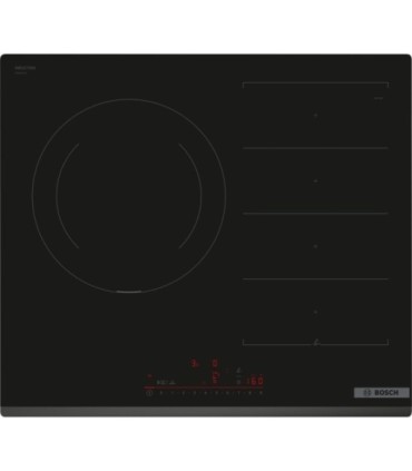 Bosch PXJ631HC2E Serie 6, Placa inducción, 60 cm, Negro, sin perfiles