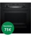 Bosch HBG578EB7 Serie 6, Horno pirolítico, 60 x 60 cm, Negro