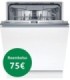 Bosch SMV4EVX04E Serie 4, Lavavajillas totalmente integrable, 60 cm
