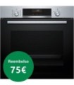 Bosch HBG536ES4 Serie 6, Horno, 60 x 60 cm, Acero inoxidable