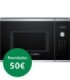 Bosch BEL554MS0 Serie 6, Microondas integrable, 60 x 38 cm, Acero inoxidable