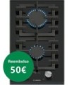 Bosch PRB3A6I40 Serie 8, Placa dominó, 30 cm, Cristal vitrocerámico, Negro