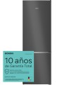 Siemens KG49N4XAF iQ500, Frigorífico combinado de libre instalación, 203 x 70 cm, Acero negro antihuellas