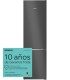 Siemens KG39N4X1F iQ500, Frigorífico combinado de libre instalación, 203 x 60 cm, Acero negro antihuellas, Total noFrost