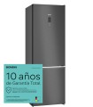Siemens KG49NAXCF iQ500, Frigorífico combinado de libre instalación, 203 x 70 cm, Acero negro antihuellas