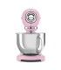 Smeg SMF05PKEU Robot cocina, 50's Style, Rosa