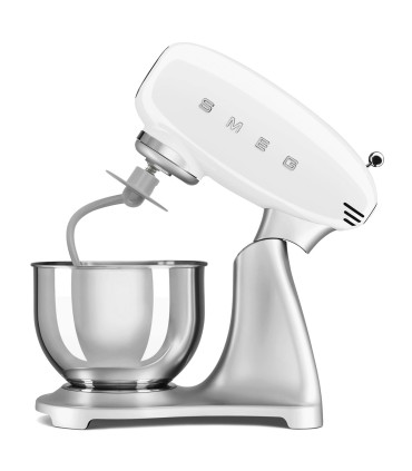 Smeg SMF04WHEU Robot cocina, 50's Style, Blanco