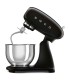 Smeg SMF05BLEU Robot cocina, 50's Style, Negro