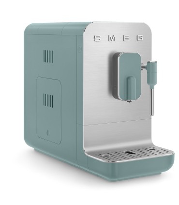Smeg BCC12EGMEU Cafetera superautomática, Collezionee, Verde Esmeralda Mate, con vaporizador