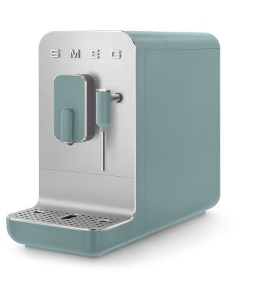 Smeg BCC12EGMEU Cafetera superautomática, Collezionee, Verde Esmeralda Mate, con vaporizador