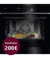 AEG TP9SB831AB Horno de vapor 9000 ProAssist con SteamPro con limpieza al vapor, Negro
