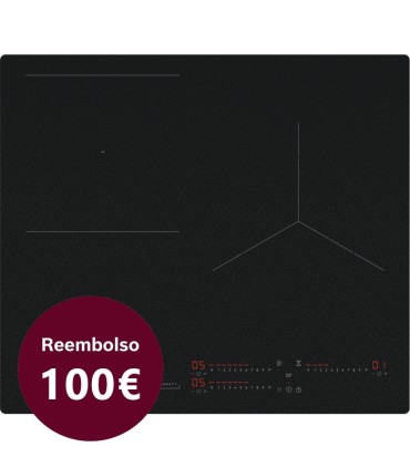 AEG TI63IQ10IZ Placa de inducción Serie 7000 Sense de 60 cm, Negro mate