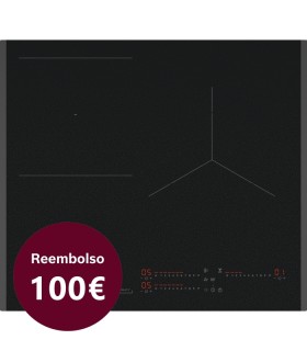 AEG TI63IQ30FZ Placa de inducción Serie 8000 Sense Boil&Fry de 60 cm, Negro mate