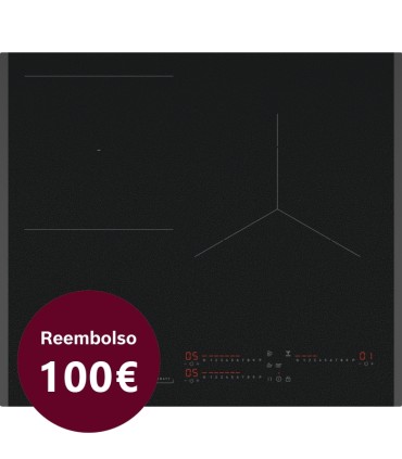 AEG TI63IQ30FZ Placa de inducción Serie 8000 Sense Boil&Fry de 60 cm, Negro mate