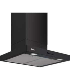 Balay 3BC865MM Campana decorativa de pared box, 60 cm, Negro mate