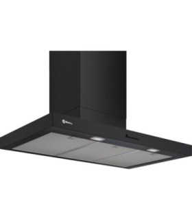 Balay 3BC895MM Campana decorativa de pared box, 90 cm, Negro mate
