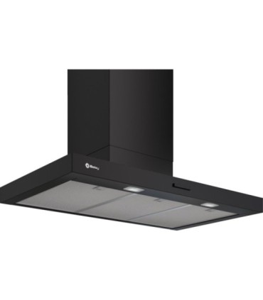 Balay 3BC895MM Campana decorativa de pared box, 90 cm, Negro mate