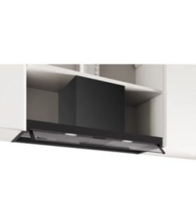 Balay 3BD895MM Campana decorativa integrable, 90 cm, Cristal transparente, Negro mate