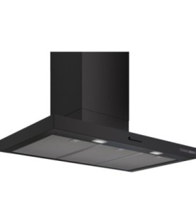 Bosch DWB95CC60 Serie 4, Campana decorativa de pared, 90 cm, Negro mate