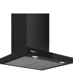 Siemens LC67BDN60 iQ500, Campana decorativa de pared, 60 cm, Negro mate