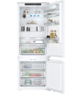 Siemens KB96NADD1 iQ500, Frigorífico combinado integrable, 193.5 x 70.8 cm, Cierre SoftClose con puerta fija