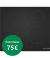 Bosch PID61AHC1E Serie 6, Placa de inducción, 60 cm, Negro mate, sin perfiles