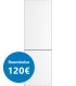 Balay 3KFD655BI Frigorífico combinado, 186 x 60 cm, Cristal blanco, Total No Frost