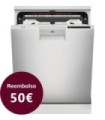 AEG FFB76717PM Lavavajillas de 60 cm para 14 servicios de Clase A, Acero inoxidable antihuellas