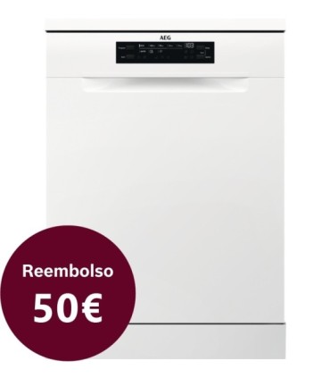 AEG FFB74927ZW Lavavajillas de 60 cm para 14 servicios de Clase C, Blanco