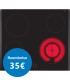 Balay 3EB721LR Placa vitrocerámica, 60 cm, negro
