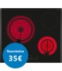Balay 3EB765LQ Placa vitrocerámica, 60 cm, negro