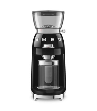 Smeg CGF03BLEU Molinillo de Café, 50's Style, Negro