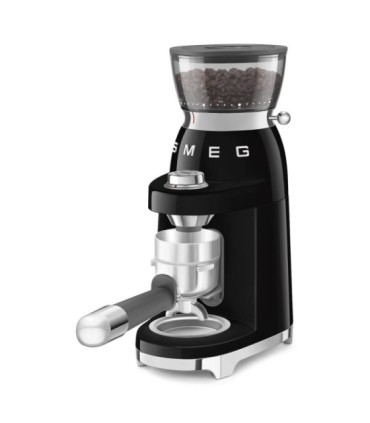 Smeg CGF03BLEU Molinillo de Café, 50's Style, Negro